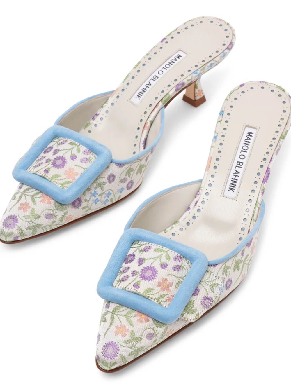 ISO!!!!!! Blue floral Manolo Blahniks